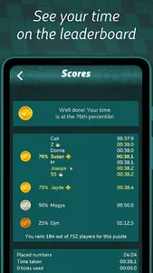 Astraware Number Cross screenshot 5