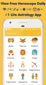 Astro Lite Horoscope screenshot 0