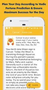 Astro Lite Horoscope screenshot 1