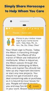 Astro Lite Horoscope screenshot 2