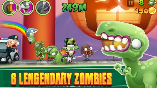 Zombie Run : Halloween party screenshot 12