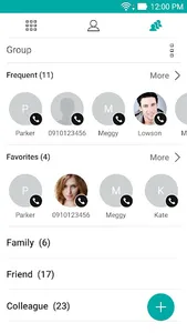 ZenUI Dialer & Contacts screenshot 1