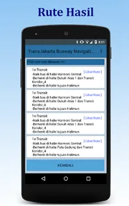 TransJakarta Busway Navigation screenshot 1