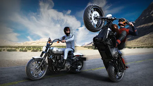 Highway Stunt Bike Riders : VR screenshot 1