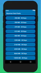 Myanmar Data Packs screenshot 1