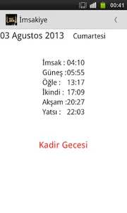 İmsakiye 2022 screenshot 2