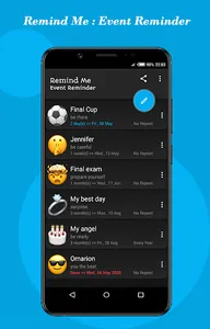 Remind Me - Event Reminder screenshot 1