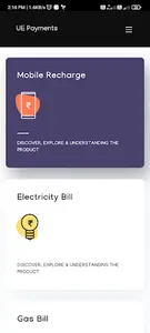 UE Payments screenshot 2