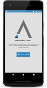 Athena Client Portal screenshot 1