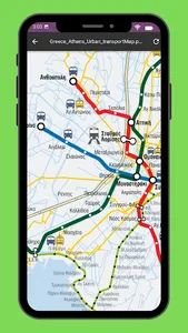 Athens Metro & Bus Map 2023 screenshot 1