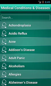 Diseases Dictionary Medical screenshot 0