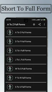 A To Z Full Forms Abbreviation screenshot 3