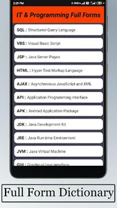 A To Z Full Forms Abbreviation screenshot 5