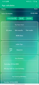 Age Calculator Plus screenshot 2