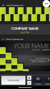 Bussiness Card Maker screenshot 1