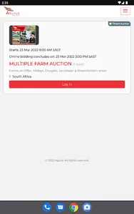 Aguila Auctions screenshot 2