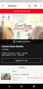 HorseBid screenshot 1