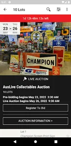 AusLiveAuctions screenshot 1
