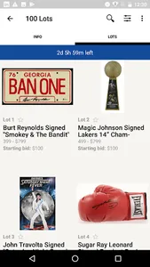 Gametime Auctions screenshot 2