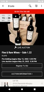 Ampersand Wine Auctions screenshot 1