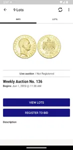Münzenonline Auctions screenshot 1