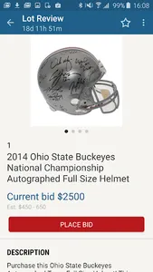 Sports Collectibles Auction screenshot 2