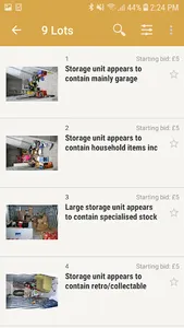 Storage Bidder screenshot 3