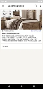 Vanzant Auctions screenshot 1