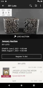 Westport Auction screenshot 1