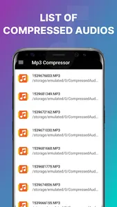 Mp3 Compressor & Resizer screenshot 14