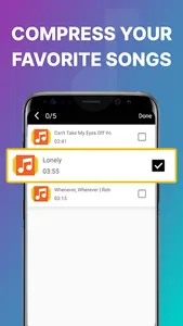 Mp3 Compressor & Resizer screenshot 3