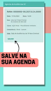 Agenda de Audiências SC screenshot 5