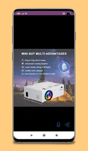 auking mini projector review screenshot 2