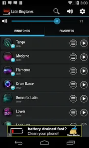 Latin Ringtones screenshot 1