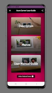 Aura Carver Luxe guide app screenshot 0