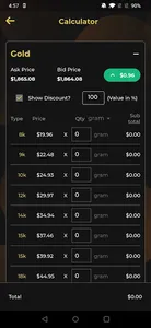 Gold Scrap Calc screenshot 1