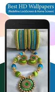 Latest Silk Thread Jewellery D screenshot 3