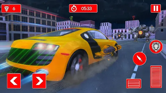 Lion Robot Transform: Car Robo screenshot 11