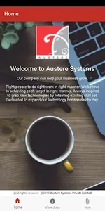 Austere Recruitment App screenshot 1