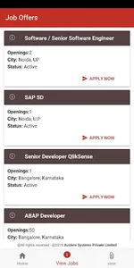 Austere Recruitment App screenshot 2