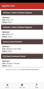 Austere Recruitment App screenshot 3