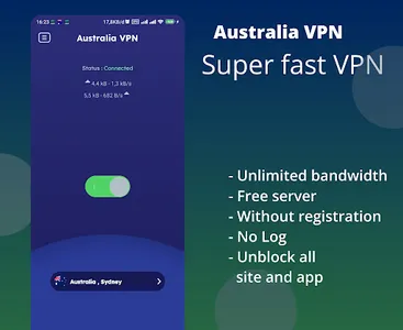 Australia VPN - Fast Proxy VPN screenshot 0