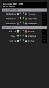 Austrian bundesliga screenshot 2