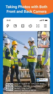 RealCam - Timestamp&GPS Camera screenshot 1