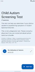 Autism Test (Child) screenshot 0