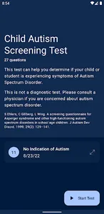 Autism Test (Child) screenshot 3