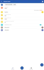 Gerencie seu veículo: Custos screenshot 23