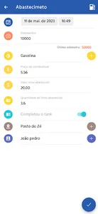 Gerencie seu veículo: Custos screenshot 4