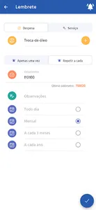 Gerencie seu veículo: Custos screenshot 6