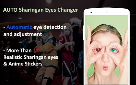 Auto Sharingan Eyes Changer screenshot 0